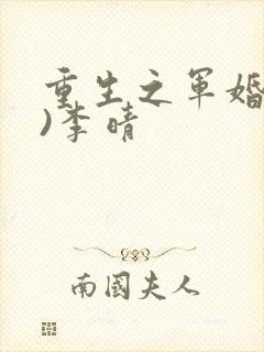 重生之军婚(h)李晴