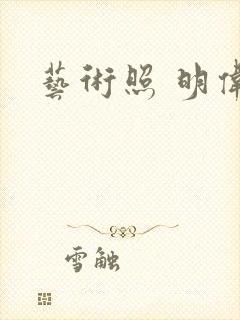 艺术照 明伟封面