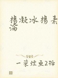 杨凝冰杨素宁沉沦