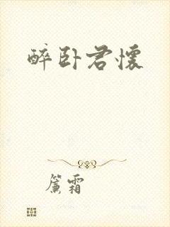 醉卧君怀