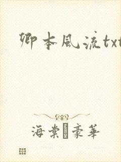 卿本风流txt封面