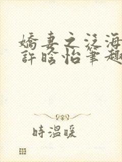 娇妻之泛海之舟许晗怡笔趣阁