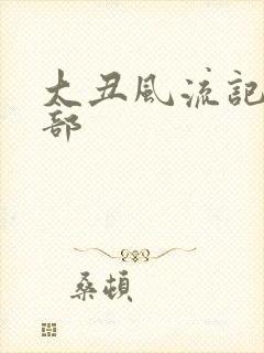 大丑风流记第二部封面