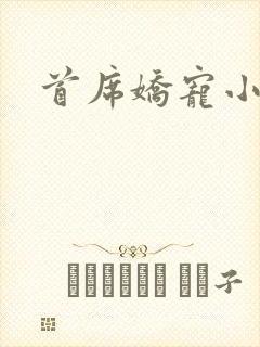 首席娇宠小情人