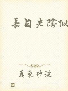 长日光阴似箭封面