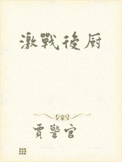 激战后厨封面