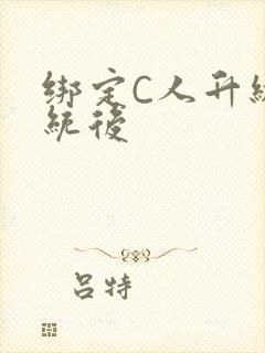 绑定C人升级系统后封面