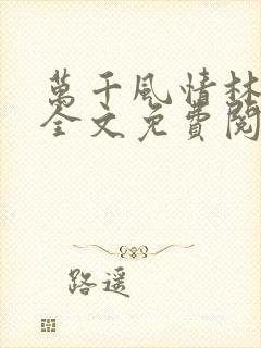 万千风情林小涛全文免费阅读封面