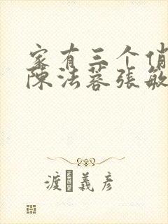 家有三个俏媳妇陈法蓉张敏