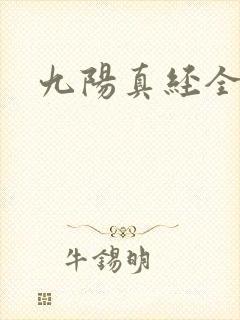 九阳真经全文封面
