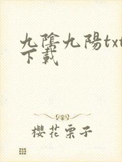 九阴九阳txt下载