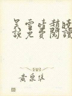 吴雪晴赵晓东小说免费阅读封面