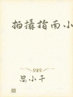 拍摄指南小说