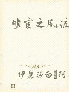 明宦之风流无边