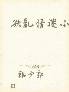 欲乱情迷小说