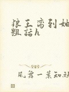 狼王脔到她乖h粗话h