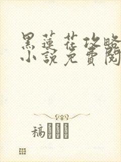 黑莲花攻略手册小说免费阅读