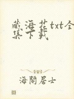 藏海花txt全集下载封面