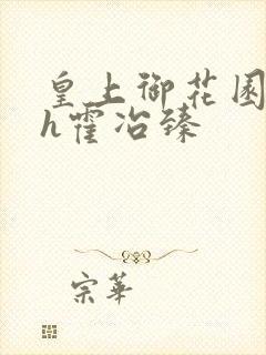 皇上御花园hlh霍冶臻封面