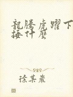 龙腾虎跃下一句接什么