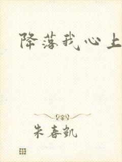 降落我心上