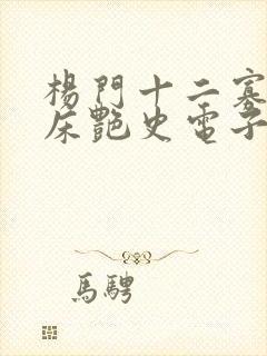 杨门十二寡妇肉床艳史电子书