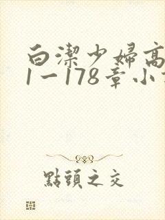 白洁少妇高义第1一178章小说