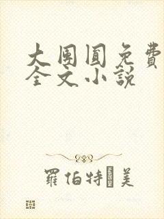 大团圆免费阅读全文小说