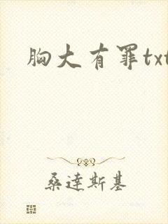 胸大有罪txt封面