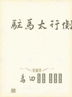 驻马太行侧