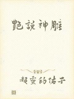 艳说神雕封面