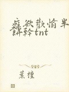 瘾欲欢愉半块小饼干tnt封面