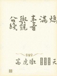 公与丰满熄4在线观看封面