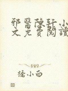 邪医陈轩小说全文免费阅读