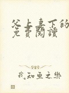 父上妻下的小说免费阅读封面