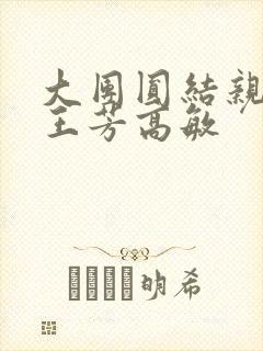大团圆结亲情会王芳高敏