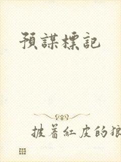 预谋标记封面