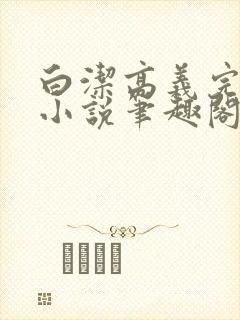 白洁高义完整版小说笔趣阁在线阅读封面