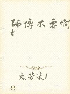 师傅不要啊txt