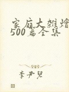 家庭大杂烩小说500篇全集封面