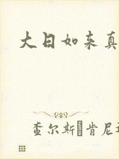 大日如来真经