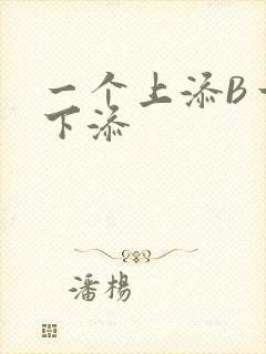 一个上添B一个下添