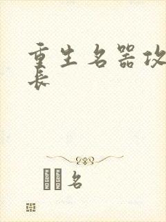 重生名器攻略兄长