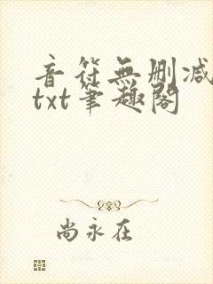 音符无删减全文txt笔趣阁封面