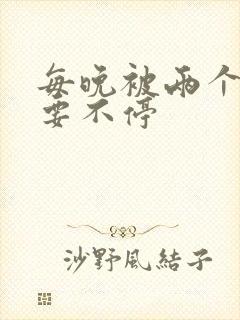 每晚被两个师傅要不停封面