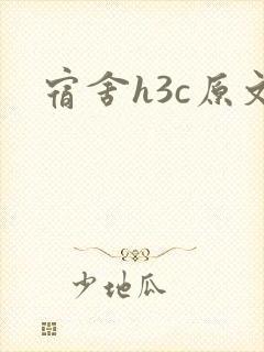 宿舍h3c原文