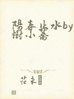 阳春止水by烟树小荞封面