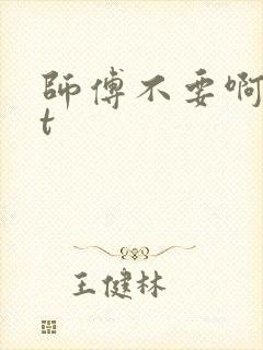 师傅不要啊txt封面