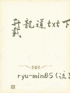升龙道txt下载