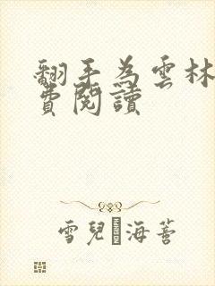翻手为云林云免费阅读